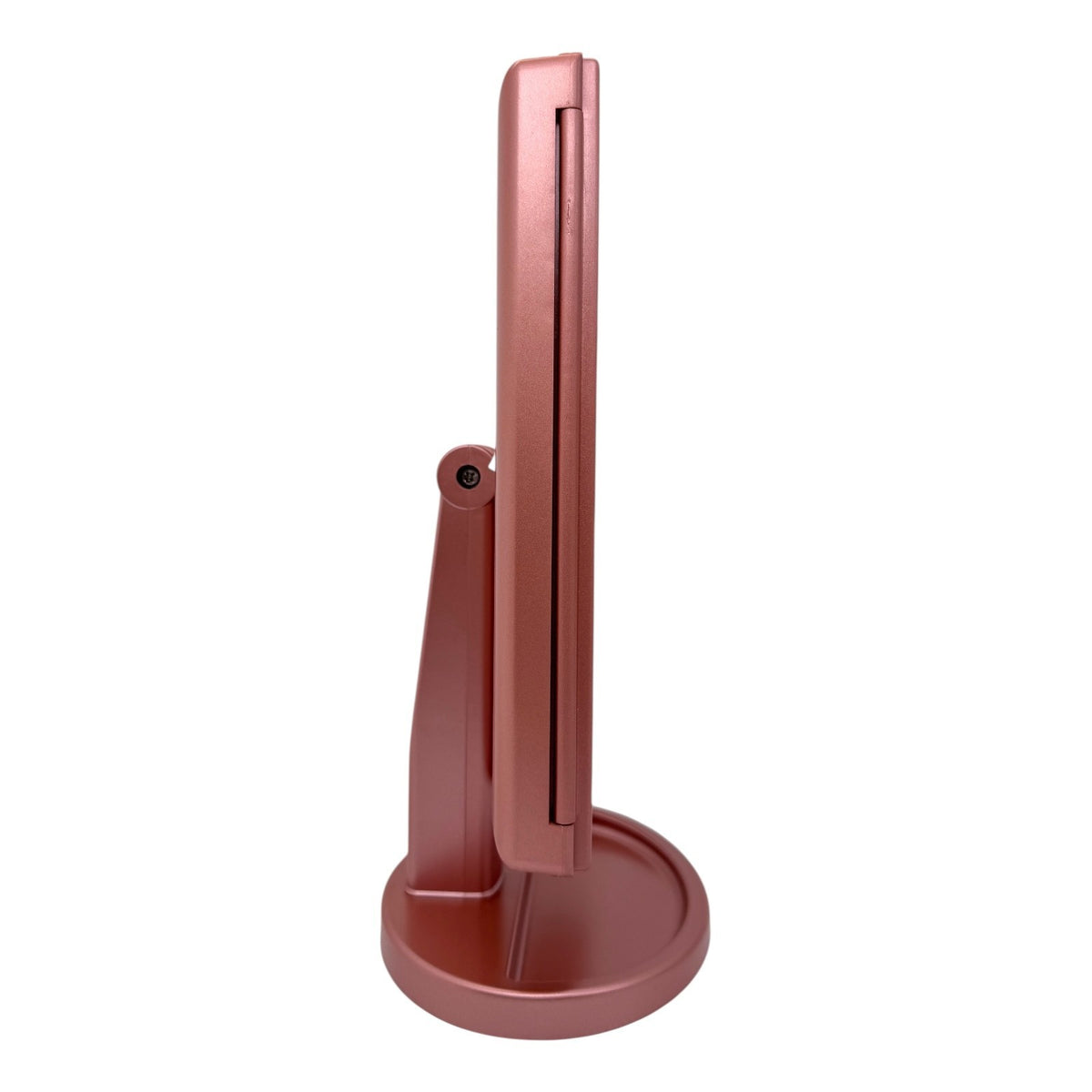 Tri-Fold Lighted Vanity Mirror with 22 LED, 1x 2x 3x Magnification, USB or Battery Powered, Rose Gold