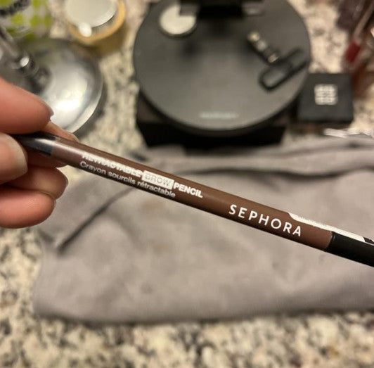 Waterproof Retractable Eyebrow Pencil - 12 Natural Shades for Precise Brows
