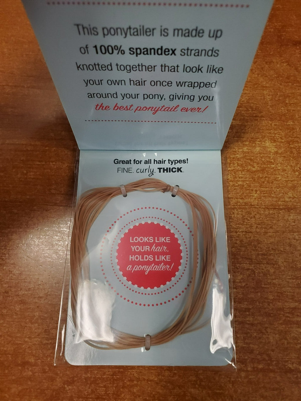 Color Match Multi Strand Ponytail Holder Blonde Hair Accessories Pack