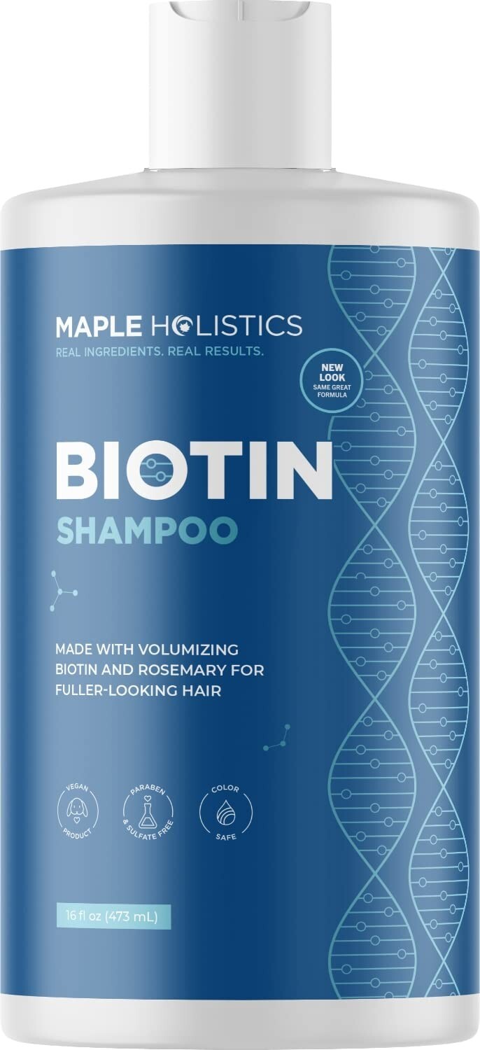 Volumizing Biotin Shampoo for Thinning Hair with Rosemary & Essential Oils - 16 Fl Oz