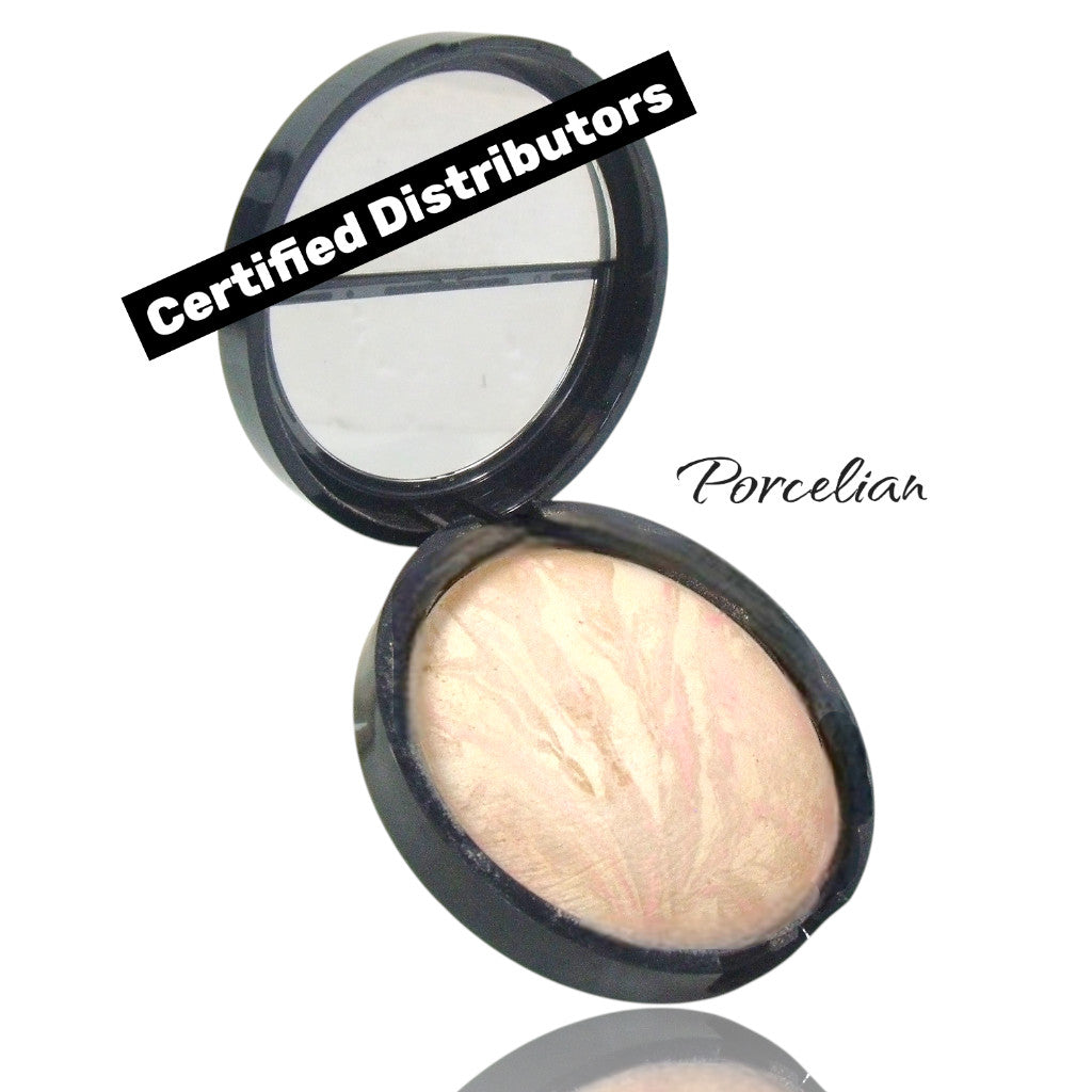 (Set of 2) Laura Geller Porcelain Baked Balance-N-Brighten Foundation 0.32oz - Light to Medium Coverage, Natural Finish