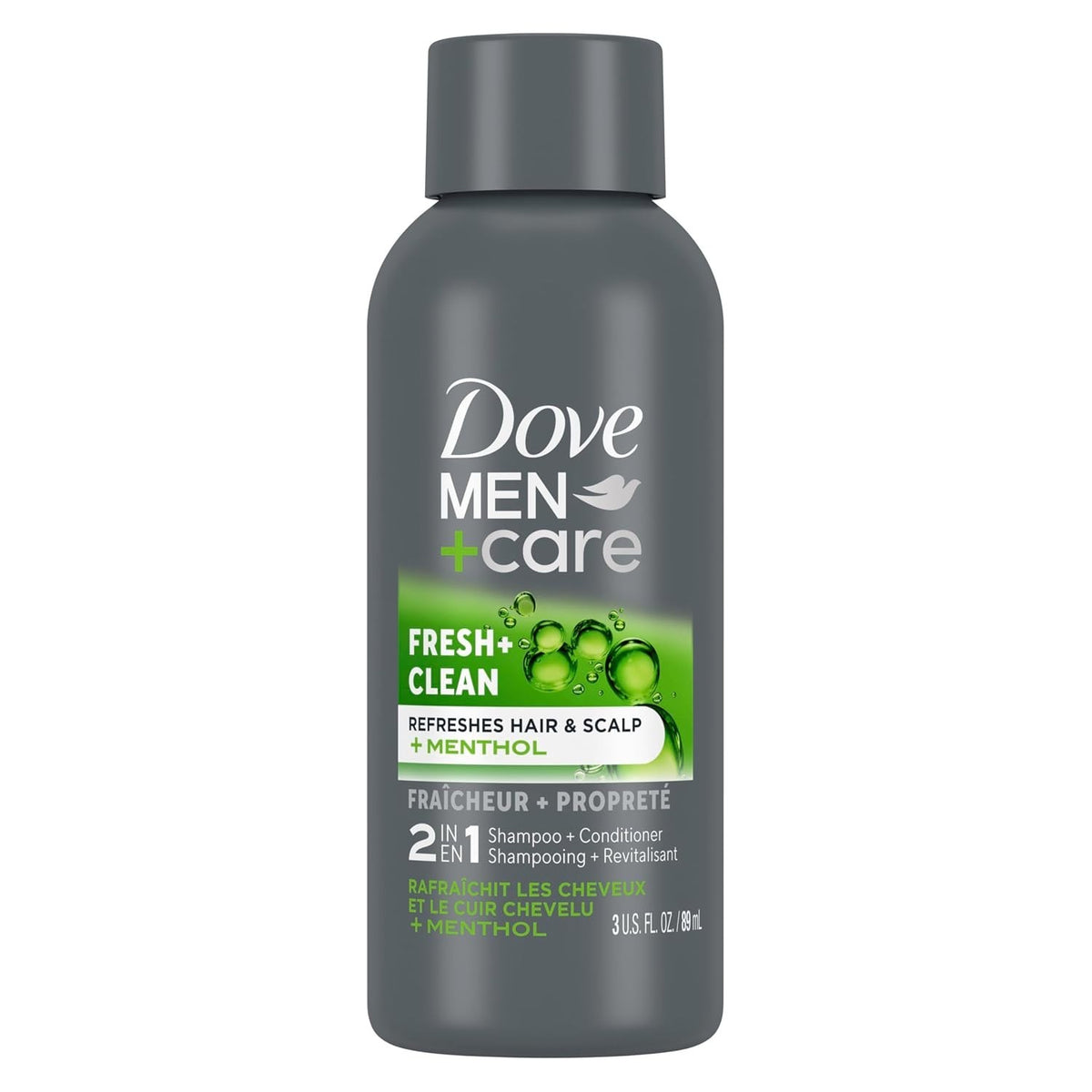 Men's Caffeine Infused 2-in-1 Strengthening Shampoo & Conditioner - 3 Fl Oz
