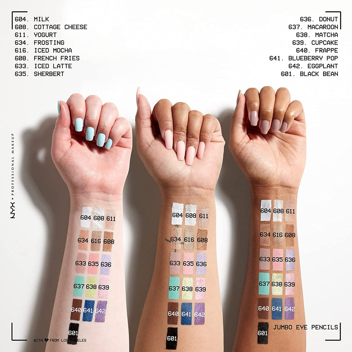 Jumbo Eye Pencil White Creamy Eyeshadow & Eyeliner Stick - Blendable Makeup