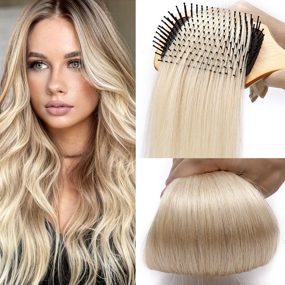 Human Hair Extensions Clip-In Full Head Set - Remy Real Hair, Multiple Lengths & Colors
