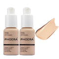 Phoera Foundation 2 Pack Long-Wear Liquid Foundation Matte Finish