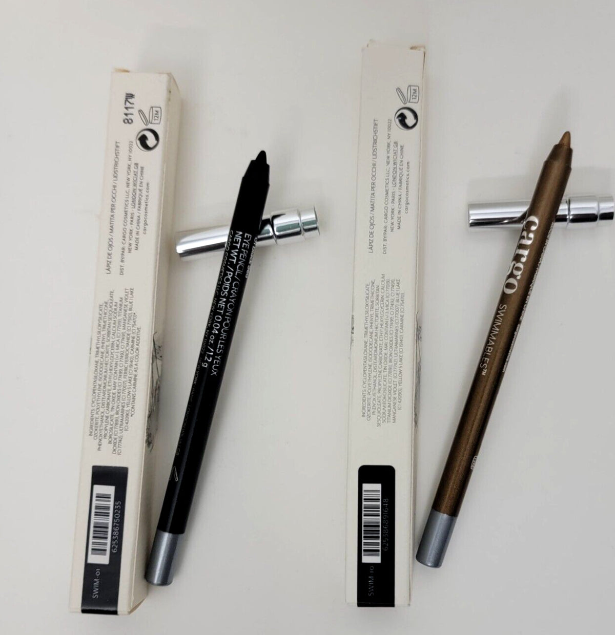 Waterproof Eye Pencil Set - Multiple Shades for Smudge-Free Makeup