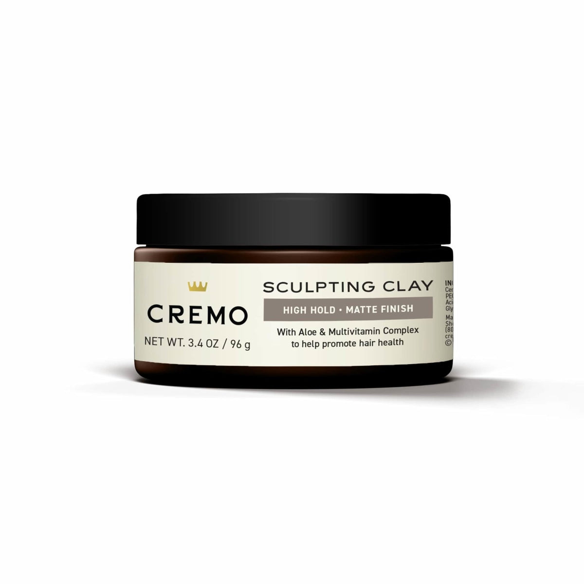 High Hold Matte Hair Clay for Men - Sculpting Hair Styling Paste 3.4 oz