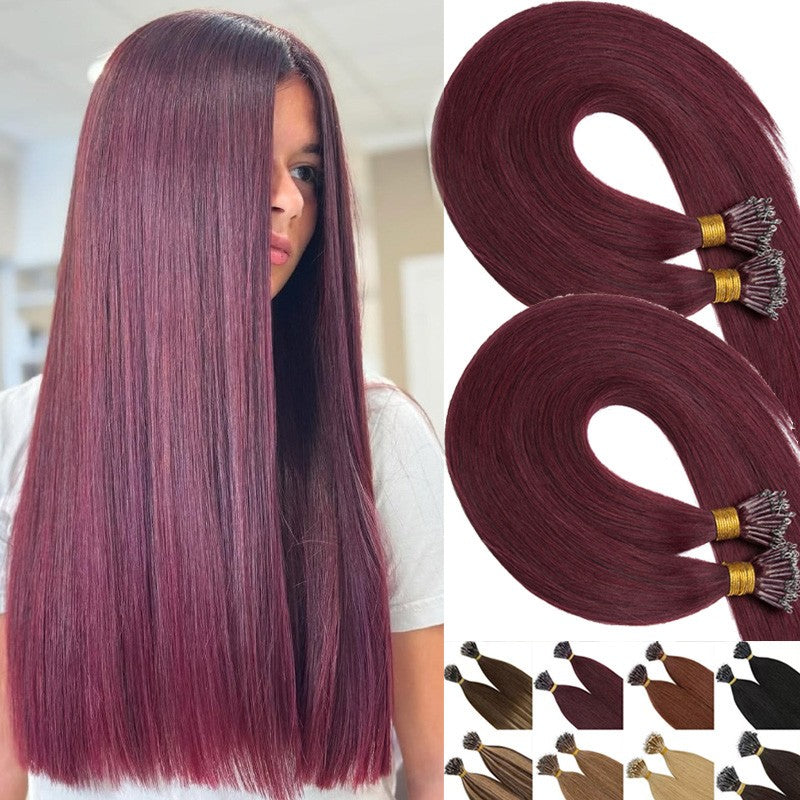 Balayage Nano Ring Hair Extensions - 100% Human Remy Beads Micro Loop