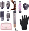 7-in-1 Hot Air Styler Hair Dryer Curling Brush Volumizer 110K RPM
