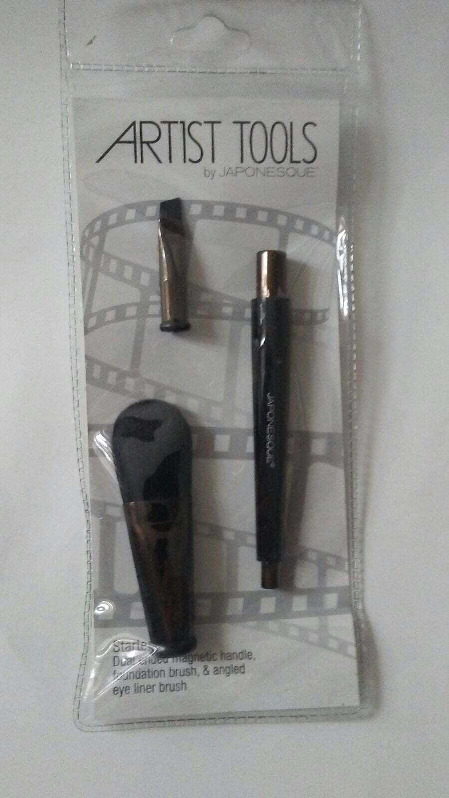 (2 Pack) Japonesque Makeup Brush Set - Foundation & Eyeliner Brushes for Cosmetics