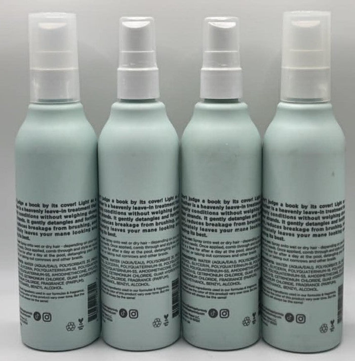Hairitage Light As A Feather Leave-In Conditioner 4-Pack - 6 Fl Oz Each