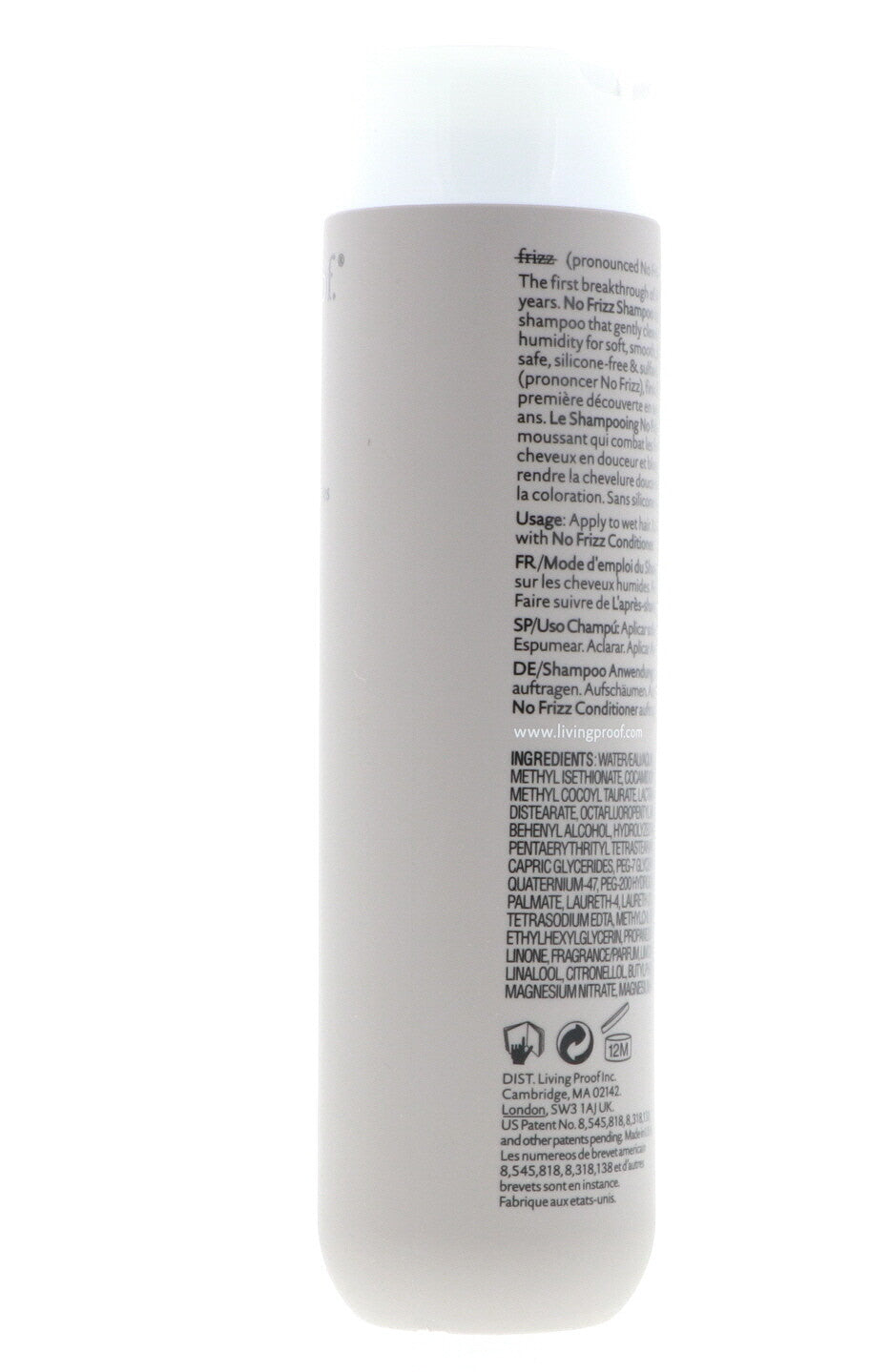 Living Proof No Frizz Shampoo 8 oz - 2 Pack Sulfate & Silicone-Free