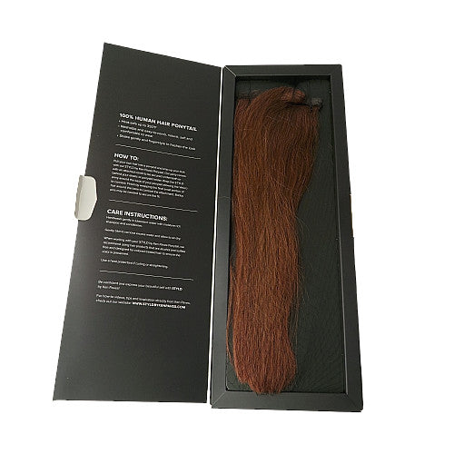 Ponytail Hair Piece Human Hair 10-12 Inches - Multiple Colors Available