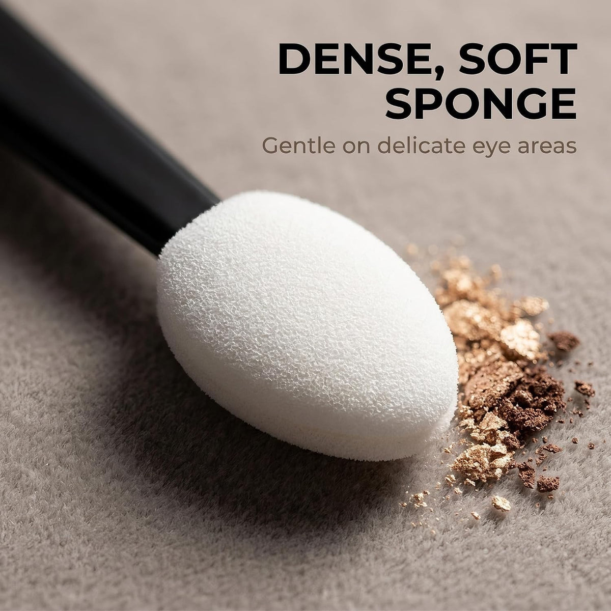 100 Pcs Small Eyeshadow Applicators Soft Sponge Tip Makeup Sticks