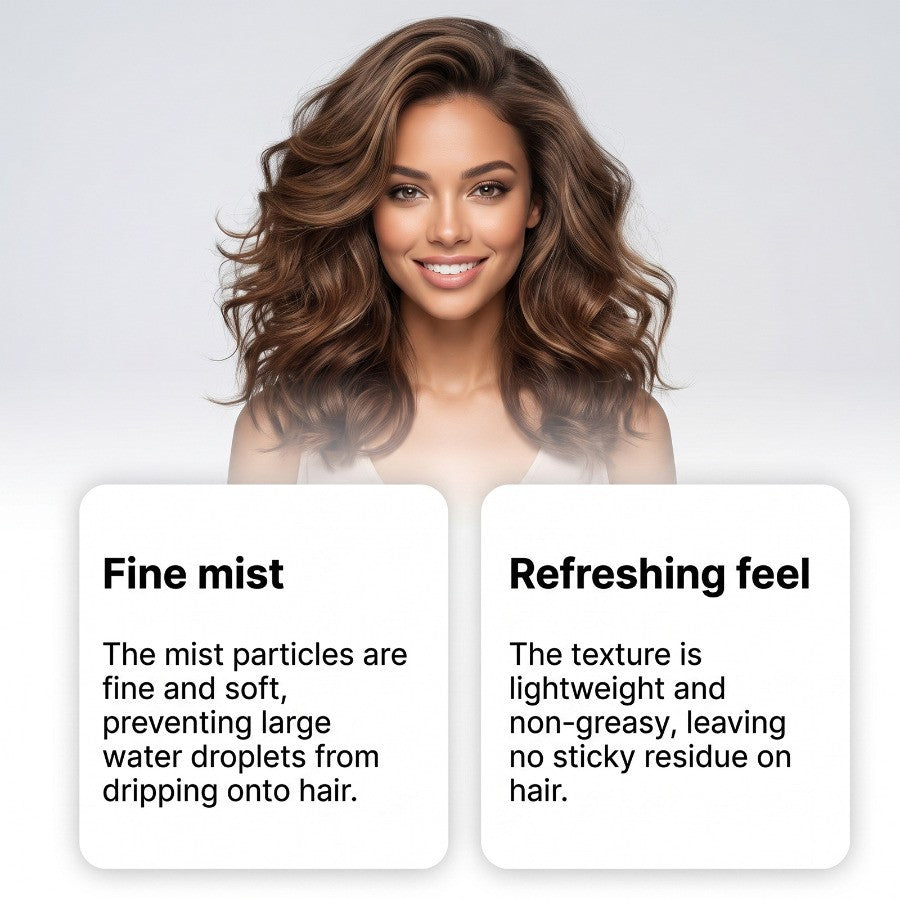 3-Pack Fluffy Hair Volumizing & Setting Spray - Peach Scented, 90ml