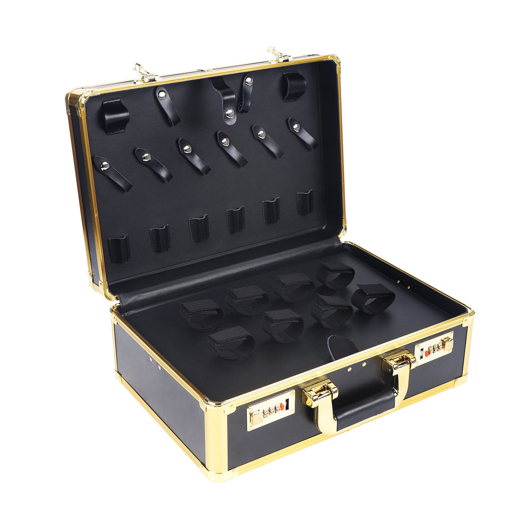 Professional Barber & Stylist Tool Case with Lock, Large Capacity Portable Organizer