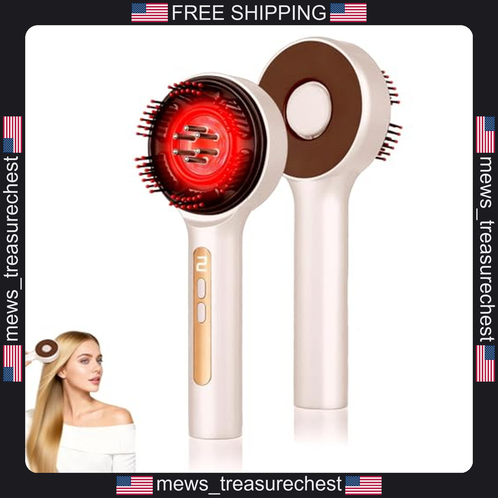Electric Scalp Massager & Hair Oil Applicator Waterproof 3-in-1