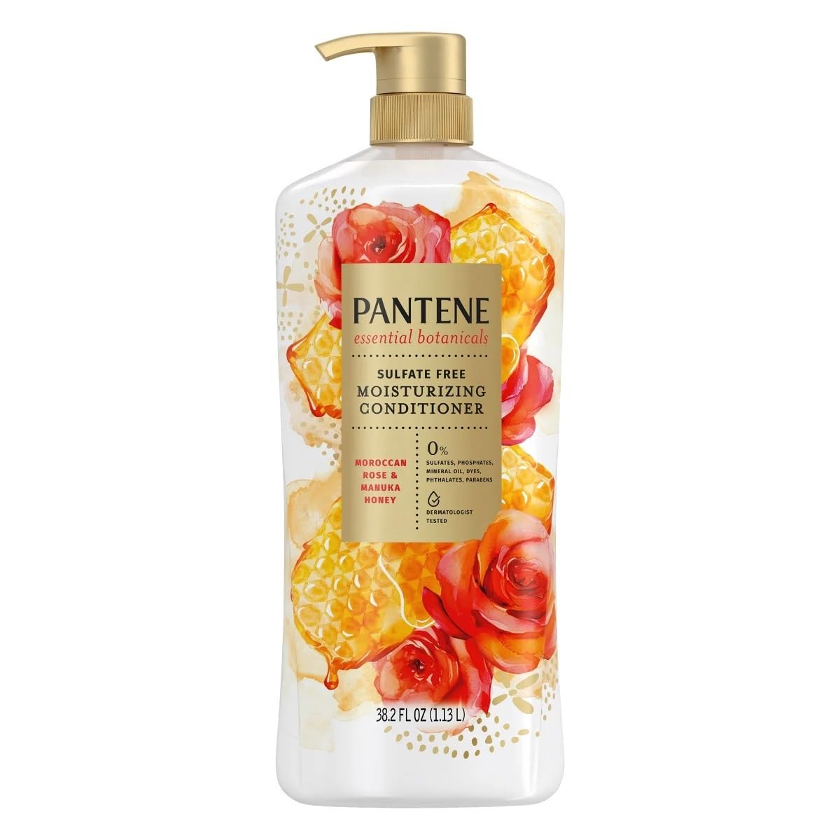 Moroccan Rose & Manuka Honey Conditioner - Sulfate-Free, Moisturizing, 38.2 Oz