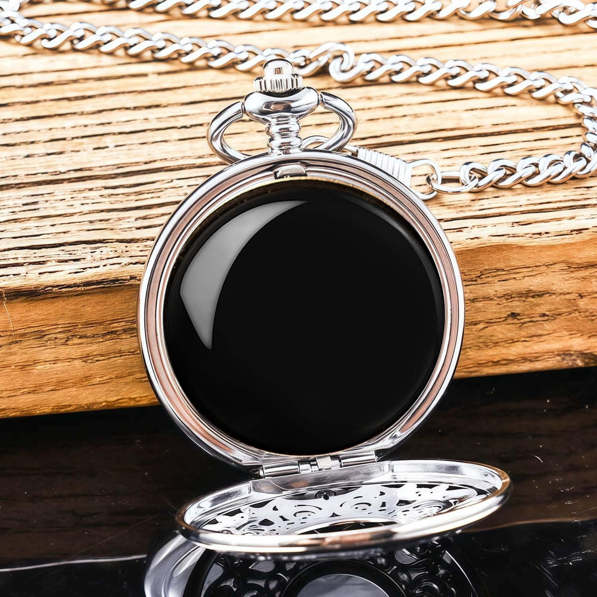 Natural Obsidian Scrying Mirror for Divination, Witchcraft & Meditation