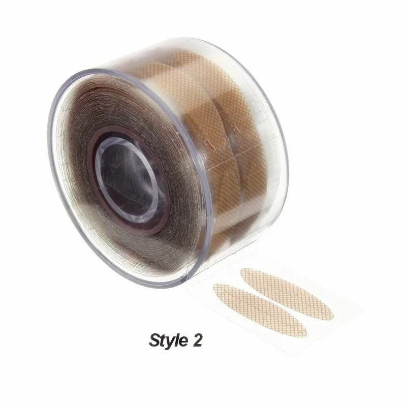 600pcs Double Eyelid Tape Strips Mesh Eye Lift Stickers with Application Fork
