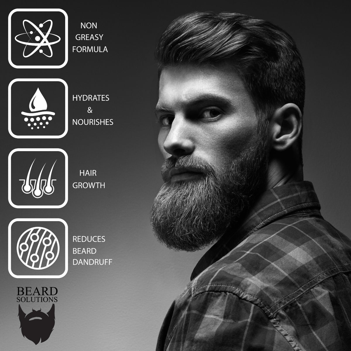 Natural Beard Oil for Men - Nourishing Growth & Softening - 1 oz