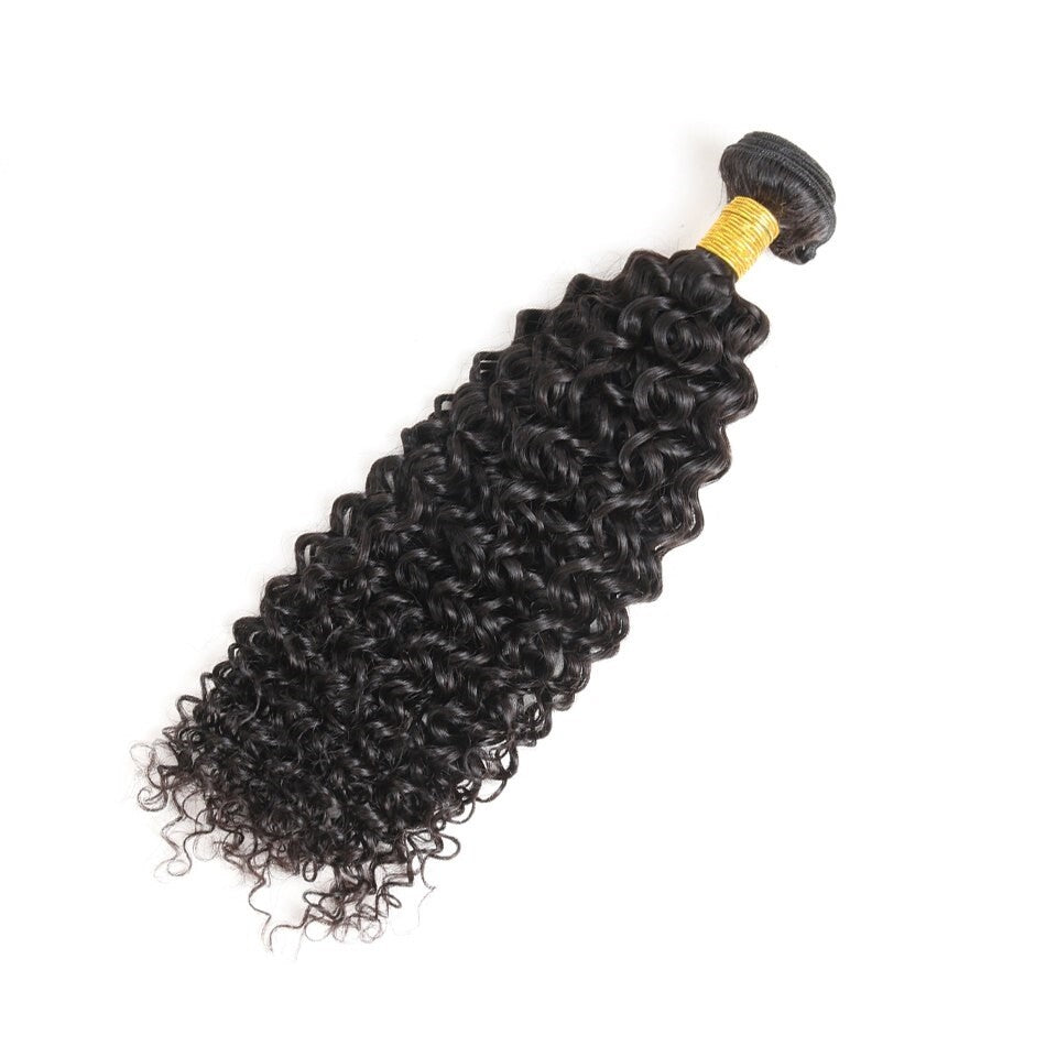 Remy Human Hair Bundle - Unprocessed Brazilian Virgin Curl Hair, Multiple Lengths