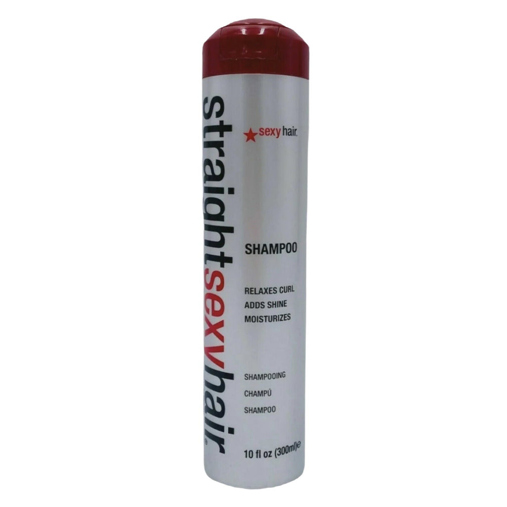 3 Pack Straight Hair Shampoo for Relaxing Curls & Shine - 10 oz