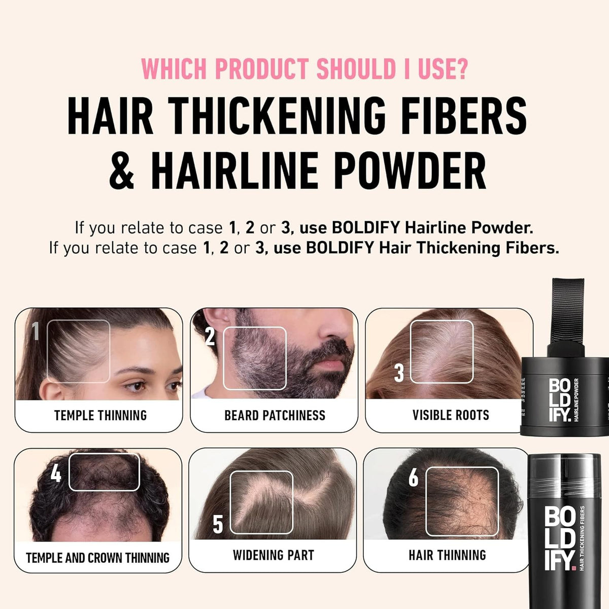 Water-Resistant Hairline Powder Root Touch-Up in Medium Brown - Mess-Free & Instant Coverage