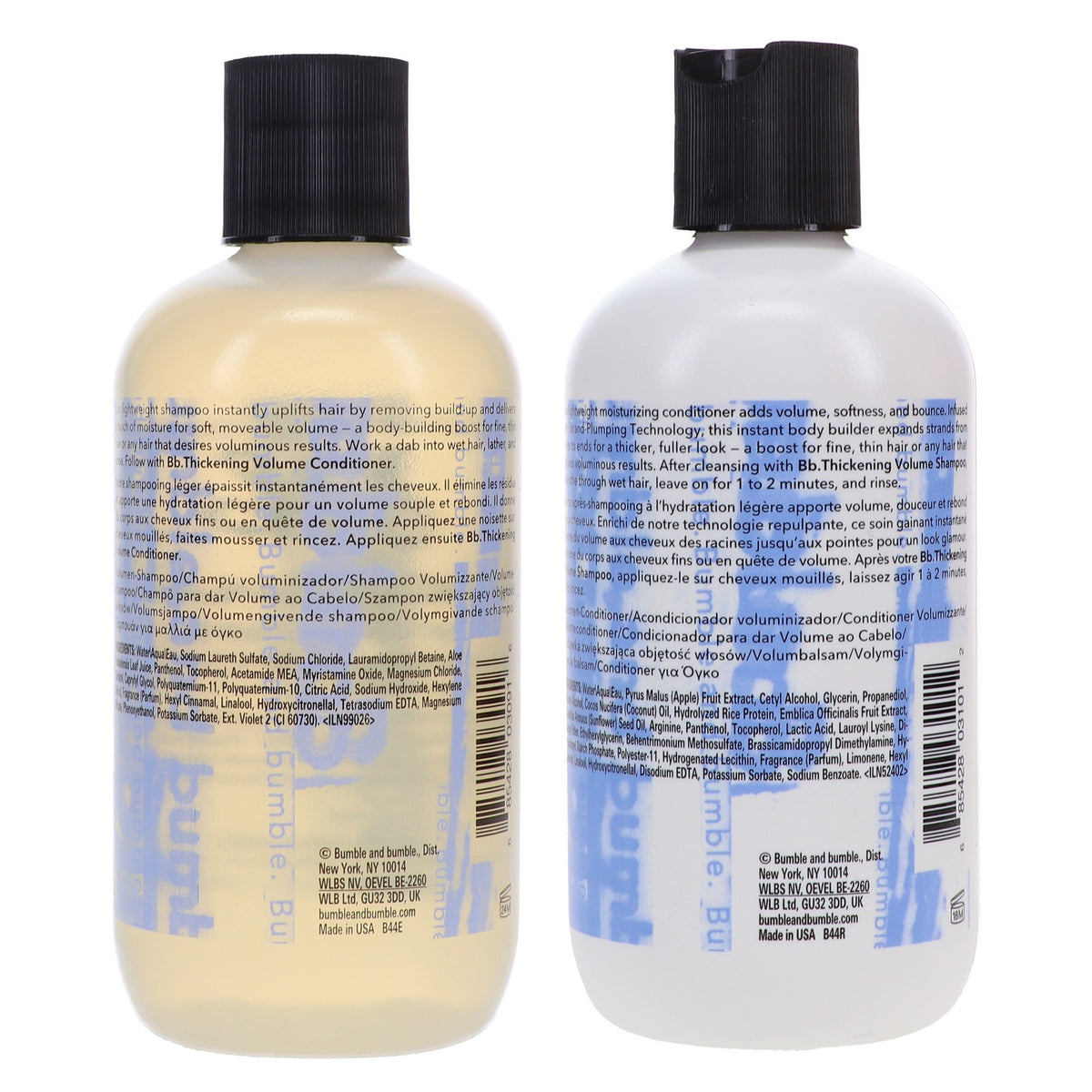 Volume Shampoo & Conditioner Set for Fine Hair - Thicken & Boost