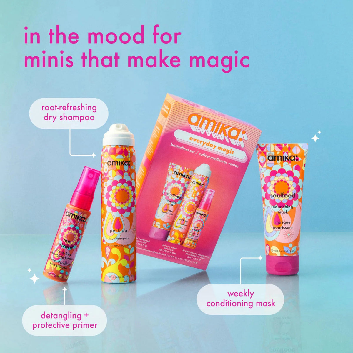 Amika Everyday Magic Hair Care Set - Bestselling Collection