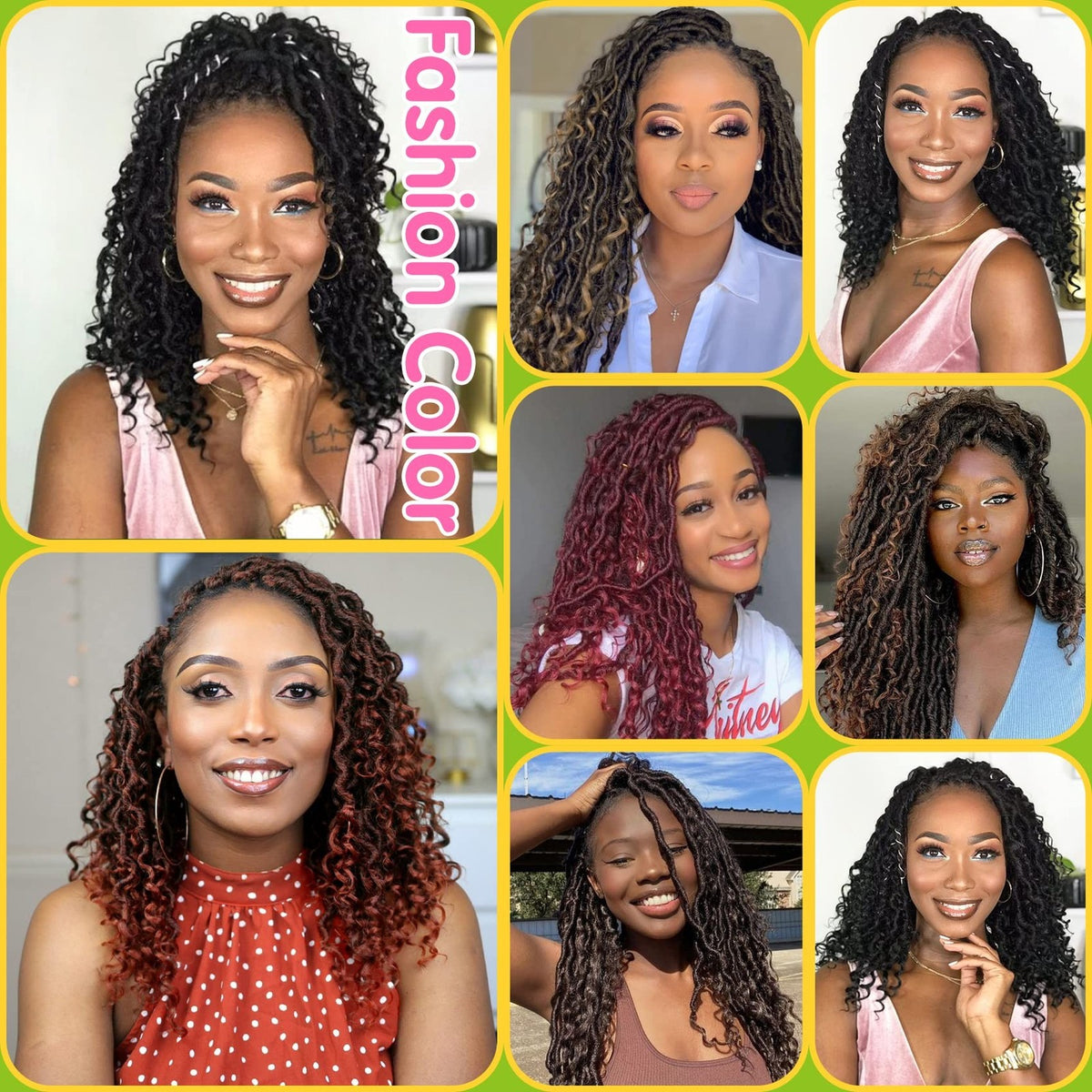 Fulcrum Goddess Locs Crochet Hair 18 Inch Faux Locs for Black Women