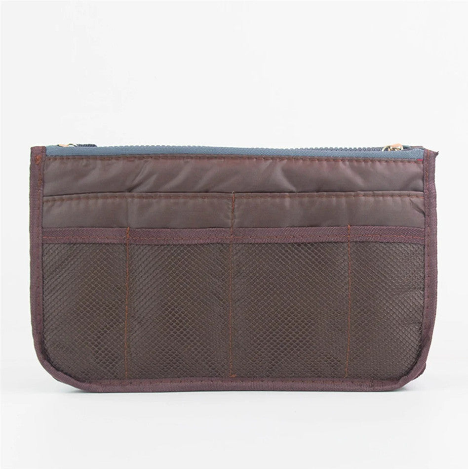 Large Capacity Foldable Toiletry Bag Travel Organizer with Double Zipper