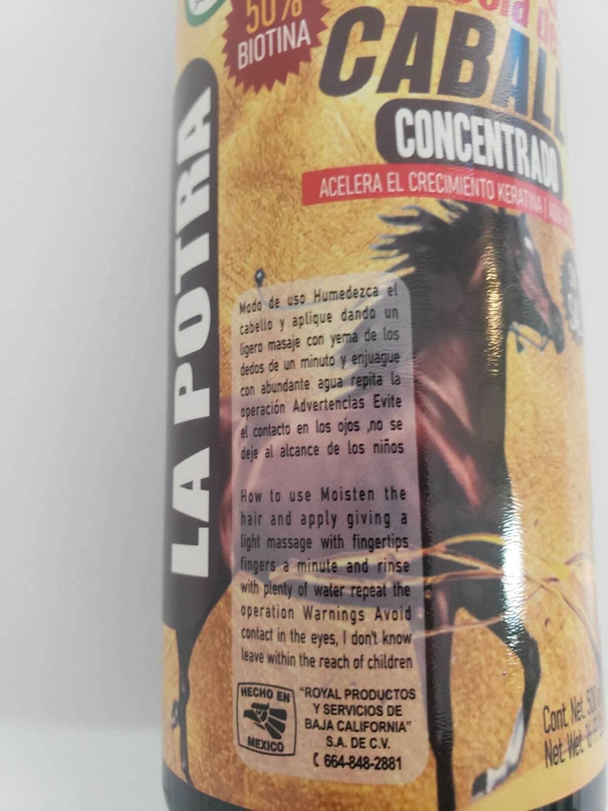 Horse Shampoo Concentrated Horse Grooming Shampoo 16oz for Hair Growth