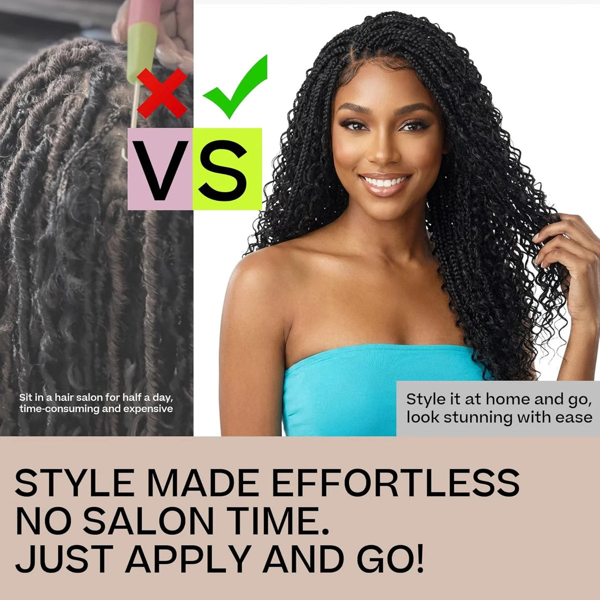 16-Inch Boho Braided Curly Full Lace Front Wig for Black Women