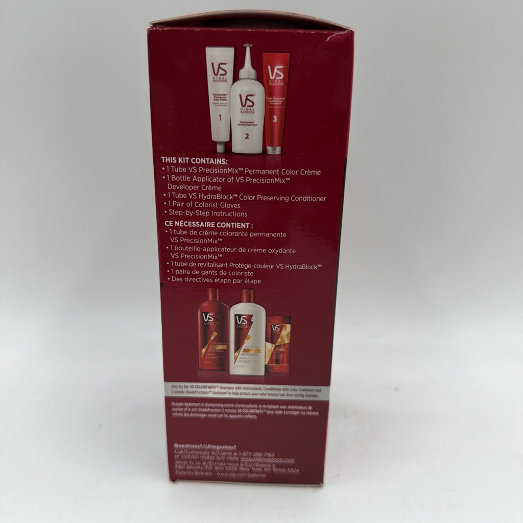 Vidal Sassoon Pro Series Ultra Vibrant Hair Color 4RV Mayfair Burgundy 3 Pack