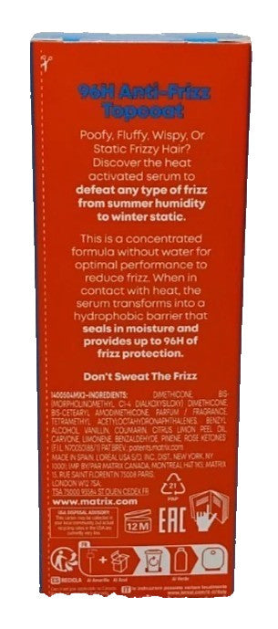 Anti-Frizz Hair Serum with Heat Protection - Long-Lasting Shine & Humidity Defense