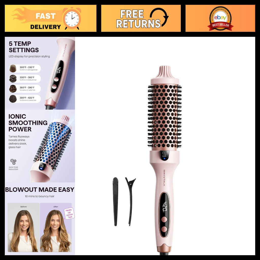 1.5 Inch Ionic Thermal Round Hair Brush for Voluminous Blowouts