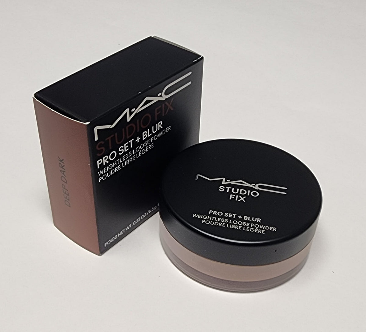 Mac Studio Fix Pro Set + Blur Weightless Loose Powder Full Size Deep Dark