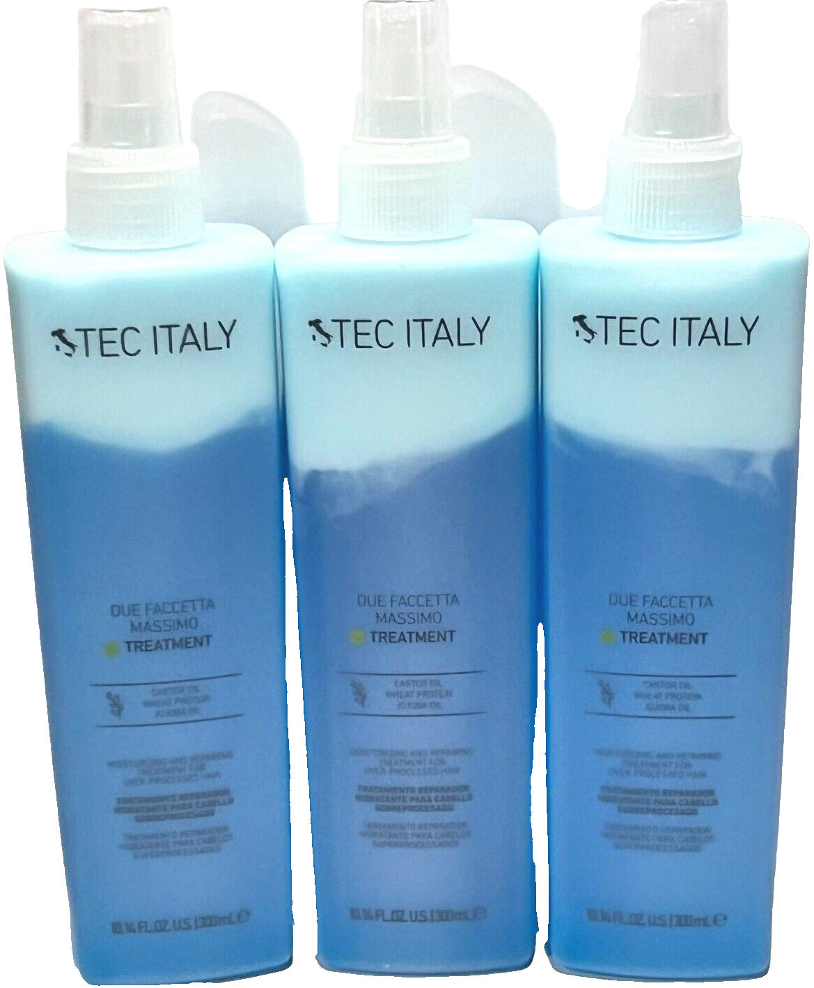Hair Repair Treatment for Damaged Hair - 3 Pack TEC Italy Massimo