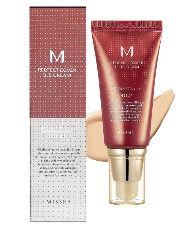 High Coverage BB Cream with SPF50+ for All Skin Tones - Multiple Shades
