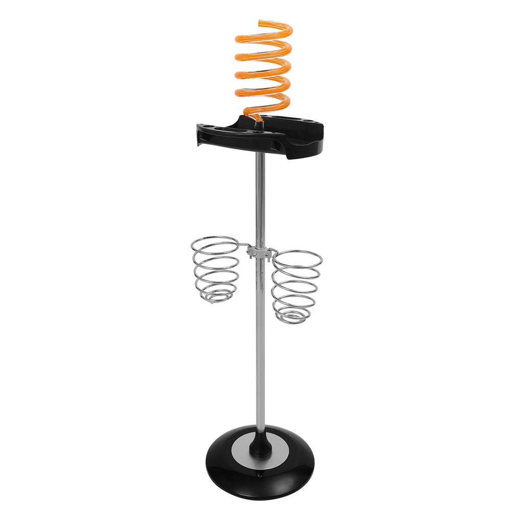 Hair Dryer Stand with Tray and Spiral Holder – Stylish Organizer for Styling Tools