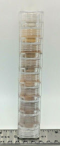 Mineral Makeup 8-Stack Set by Estey International – True Colors USA, Brown Under