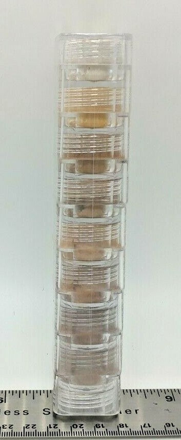 Mineral Makeup 8-Stack Set by Estey International – True Colors USA, Brown Under