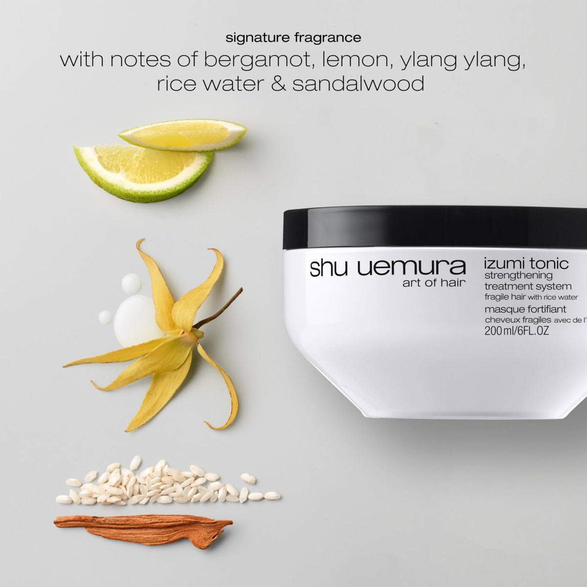 Shu Uemura Art Of Hair Izumi Tonic Hair Mask for Fragile & Damaged Hair 6 Fl Oz