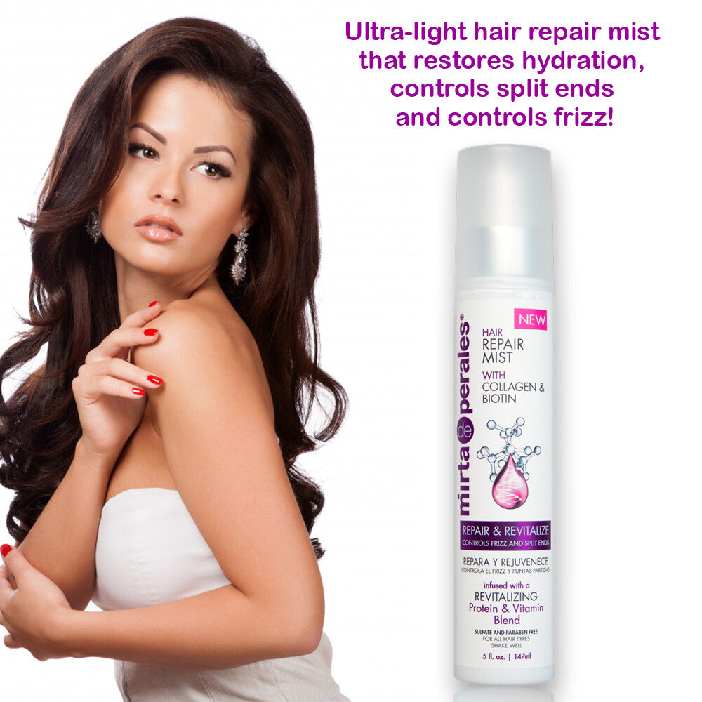 Hair Loss Shampoo & Conditioner Set with Collagen and Biotin for Hair Strengthening