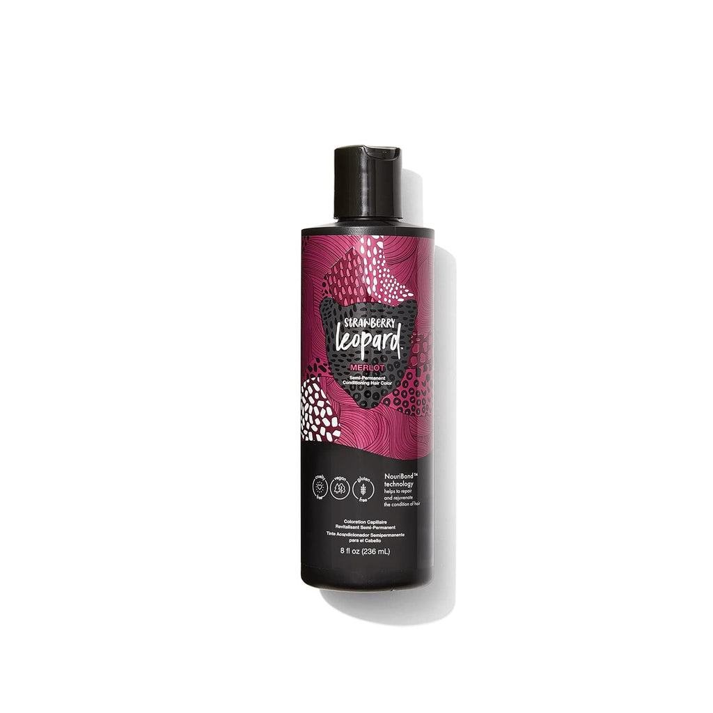 Semi Permanent Hair Color - Merlot, 8 Fl Oz Conditioning & Vibrant