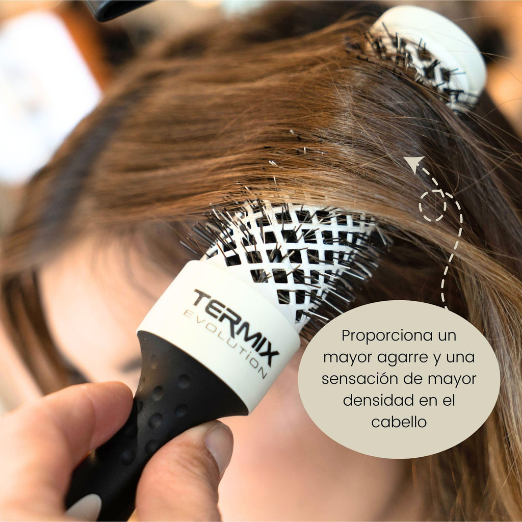 Termix Evolution Soft 23mm Hairbrush for Thin Hair with Ionized Bristles