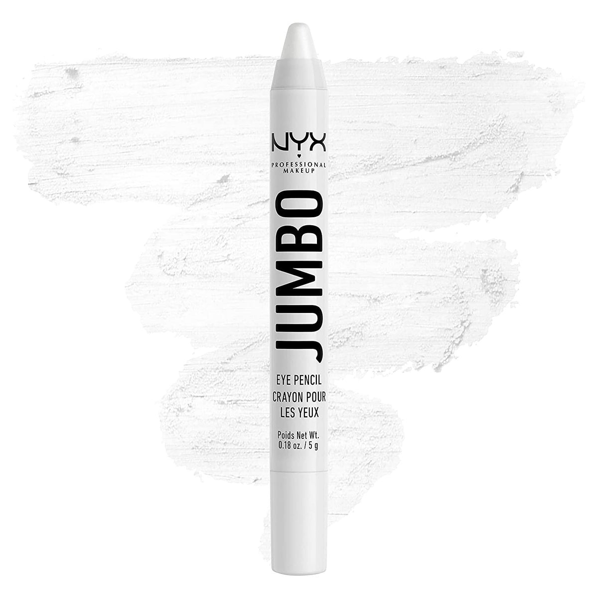 Jumbo Eye Pencil White Creamy Eyeshadow & Eyeliner Stick - Blendable Makeup