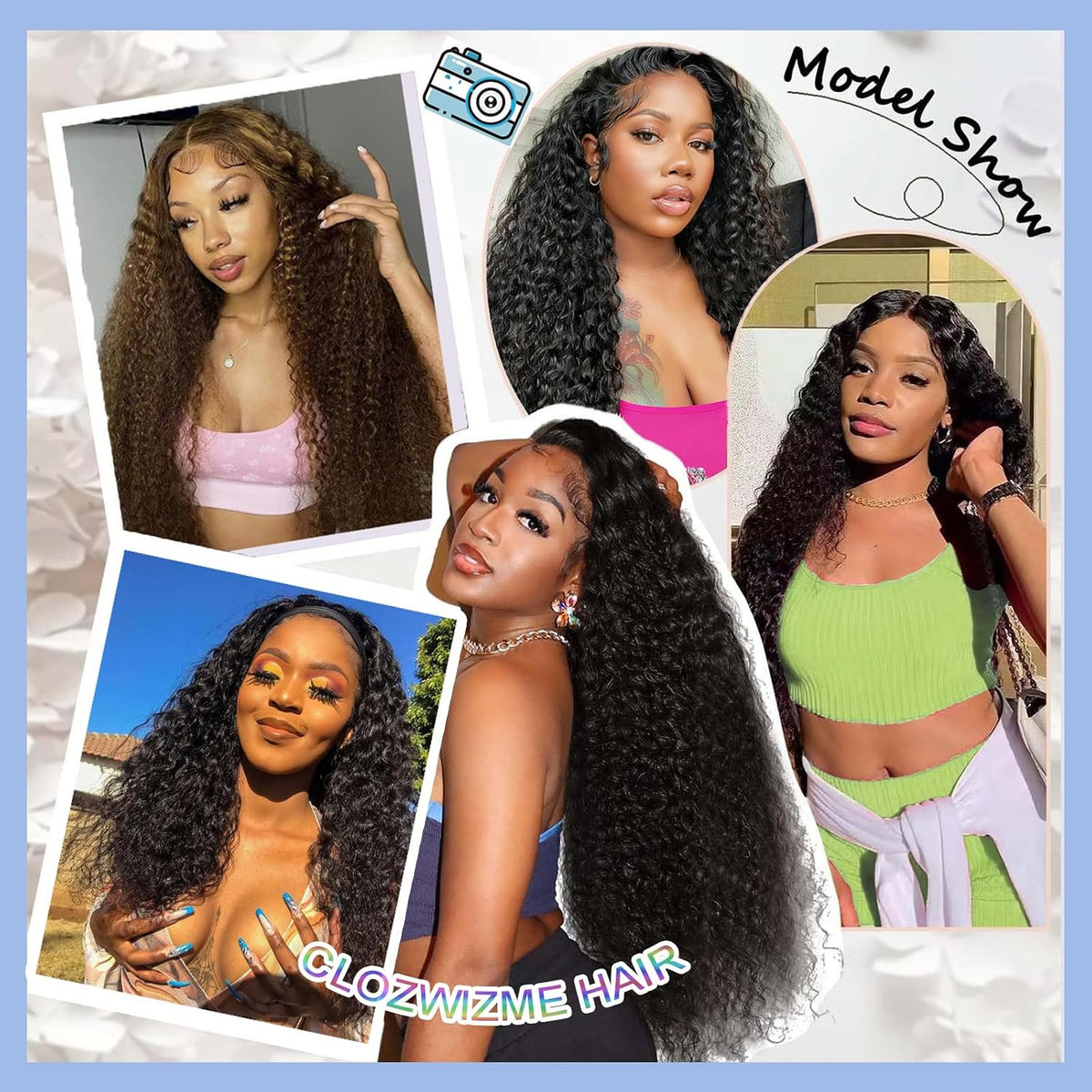 28 Inch Deep Wave Human Hair Bundles Wet and Wavy - Natural Brazilian Hair for Women