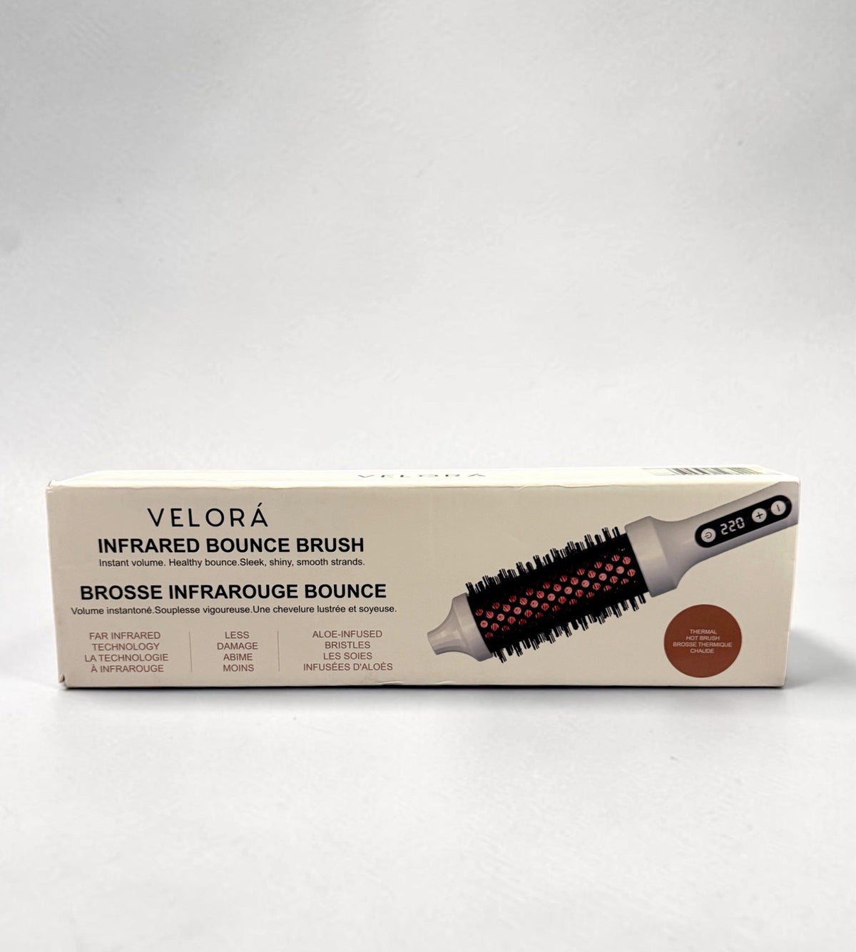 Infrared Hot Air Hair Brush for Volume & Shine - Velora Bounce Brush